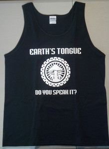 Earth's Tongue T-Tank Men Black & White