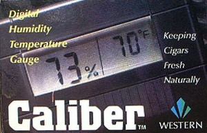CALIBER III DIGITAL HUMIDTY AND TEMPERATURE GAUGE