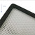 22 x 46 x 3 ALUMINUM HEPA FILTER