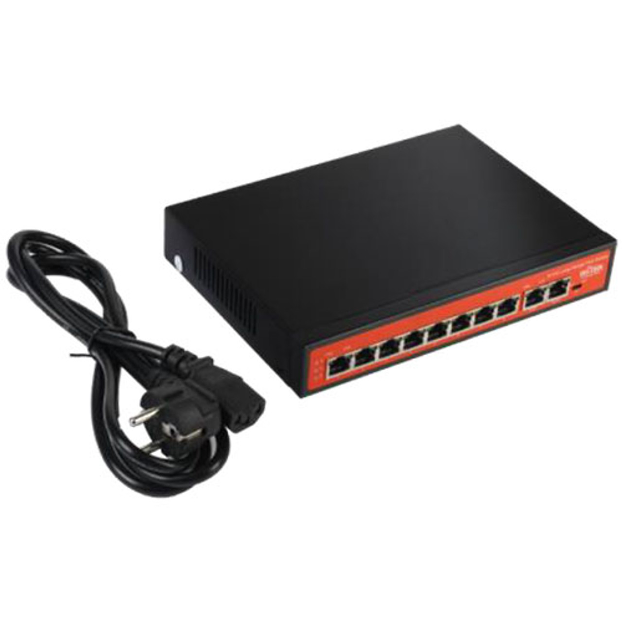 Wi-Tek WI-PS210G 8FE+2GB Ports 48V Long Range PoE Switch with 8