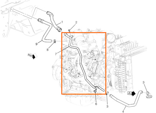 Heater Outlet Pipe, Silverado 4500 -6500 | 2019 - 2023