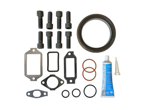 Product Merchant Automotive Rear Cover Install Kit, automotive repair kit with bolts, seals, gaskets, and lubricant designed for Duramax trucks 2001-2010.