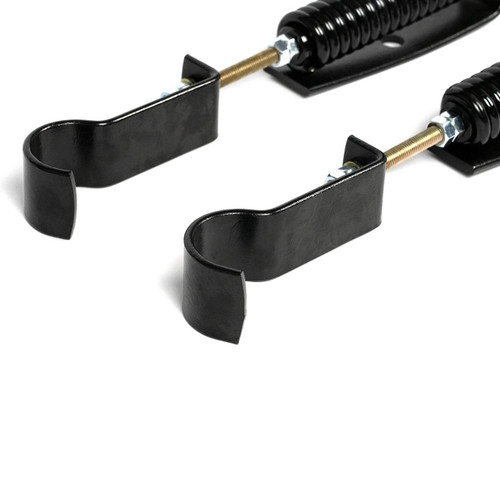 RoadActive Suspension Inc. RoadActive Suspension Mega Duty Kit 2011-2026, heavy-duty vehicle suspension components with black metal brackets and shock absorbers.