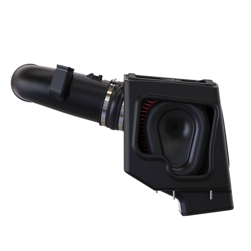 Cold Air Intake For 11-16 Chevrolet Silverado GMC Sierra V8-6.6L LML Duramax Cotton Cleanable Red S&B