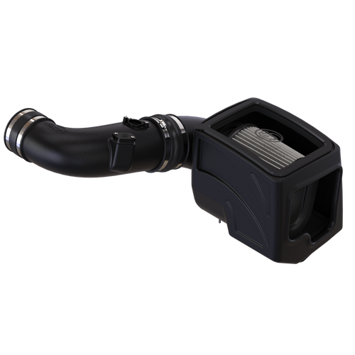 Cold Air Intake For 11-16 Chevrolet Silverado GMC Sierra V8-6.6L LML Duramax Dry Extendable White S&B