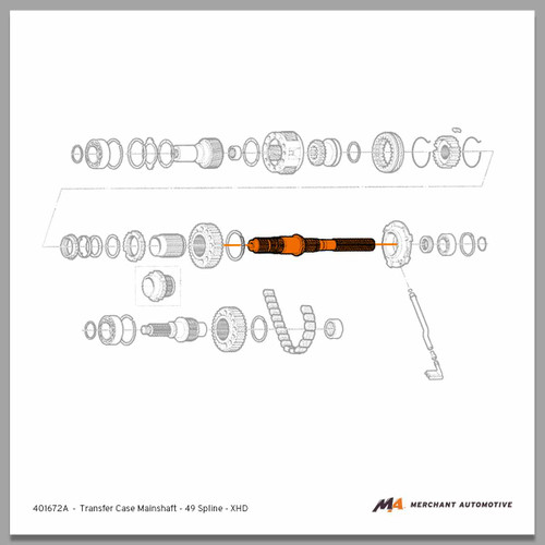 B31 Mainshaft 38 Spline