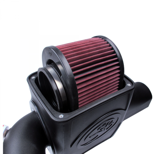 Cold Air Intake For 03-07 Ford F250 F350 F450 F550 V8-6.0L Powerstroke Cotton Cleanable Red S&B