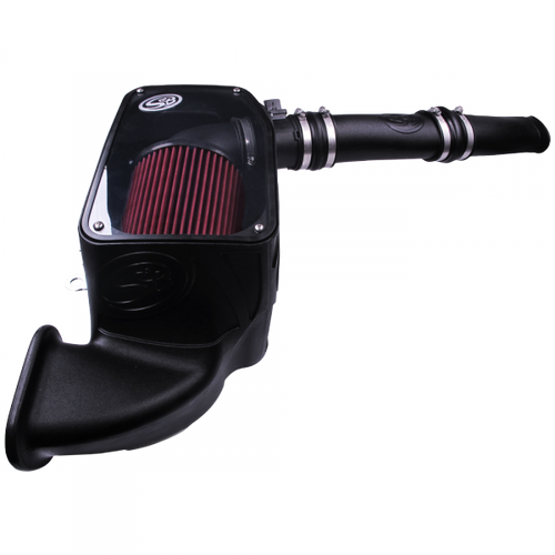 Cold Air Intake For 14-18 Dodge Ram 1500 3.0L EcoDiesel V6 Cotton Cleanable Red S&B