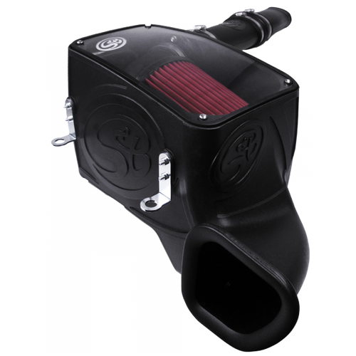Cold Air Intake For 14-18 Dodge Ram 1500 3.0L EcoDiesel V6 Cotton Cleanable Red S&B