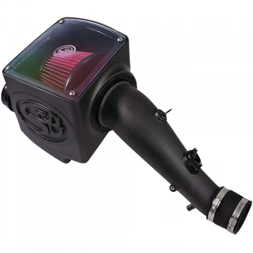 Cold Air Intake For 05-11 Toyota Tacoma 4.0L Oiled Cotton Cleanable Red S&B