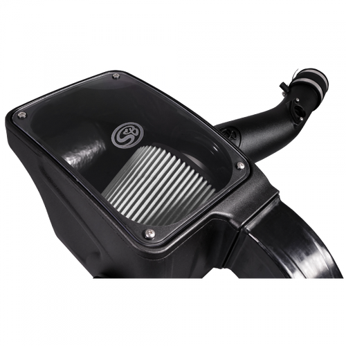 Cold Air Intake For 16-18 Toyota Tacoma 3.5L Dry Dry Extendable White S&B