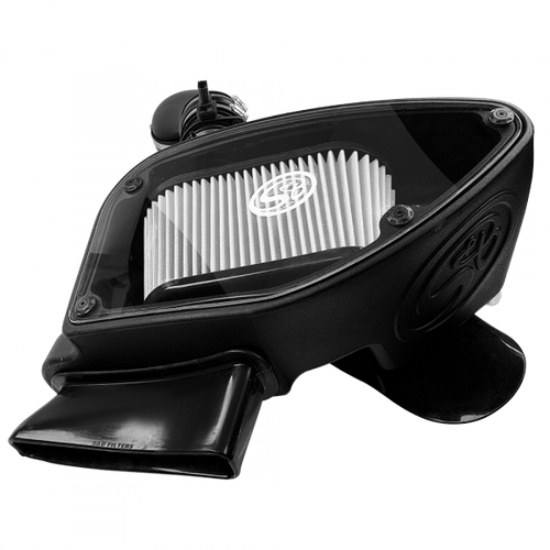 Cold Air Intake For 10-14 VW 2.0L TDI , 2015 VW Jetta 2.0L TDI Dry Extendable White S&B