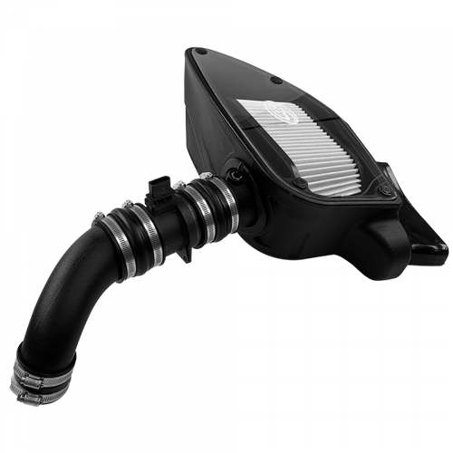 Cold Air Intake For 10-14 VW 2.0L TDI , 2015 VW Jetta 2.0L TDI Dry Extendable White S&B