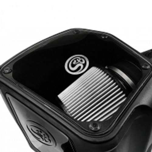 Cold Air Intake For 07-21 Toyota Tundra V8 5.7L Dry Dry Extendable White S&B