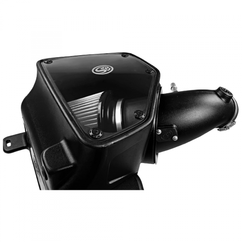 Cold Air Intake For 14-18 Dodge Ram 2500/ 3500 Hemi V8-6.4L Dry Extendable White S&B