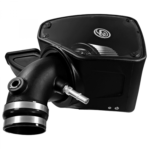 Cold Air Intake For 14-18 Dodge Ram 2500/ 3500 Hemi V8-6.4L Dry Extendable White S&B