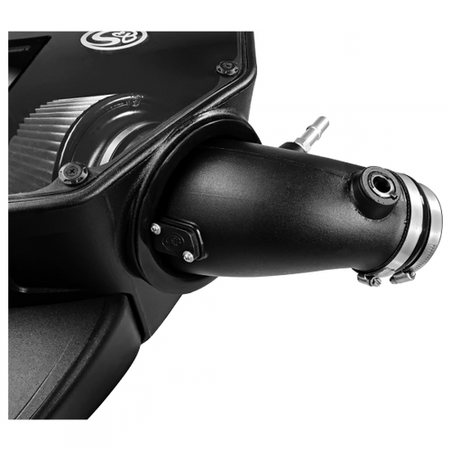 Cold Air Intake For 14-18 Dodge Ram 2500/ 3500 Hemi V8-6.4L Dry Extendable White S&B