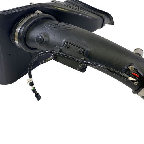 Cold Air Intake For 18-19 Ford F150 3.0L Powerstroke Diesel Dry Extendable White S&B