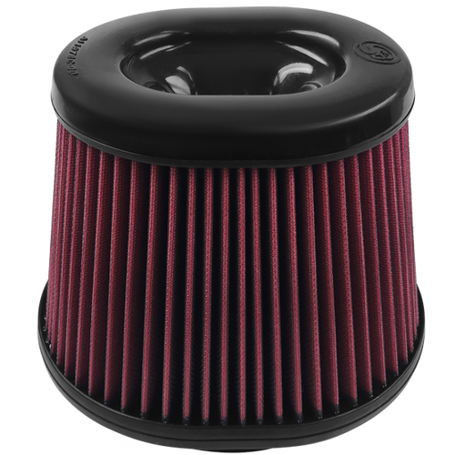 Air Filter For Intake Kits 75-5105,75-5054 Oiled Cotton Cleanable Red S&B