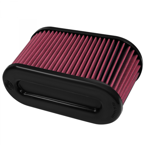 Air Filter For Intake Kits 75-5107 Oiled Cotton Cleanable Red S&B