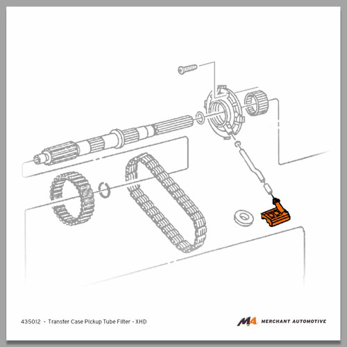 Transfer Case Pickup Filter - XHD | 2001-2007
