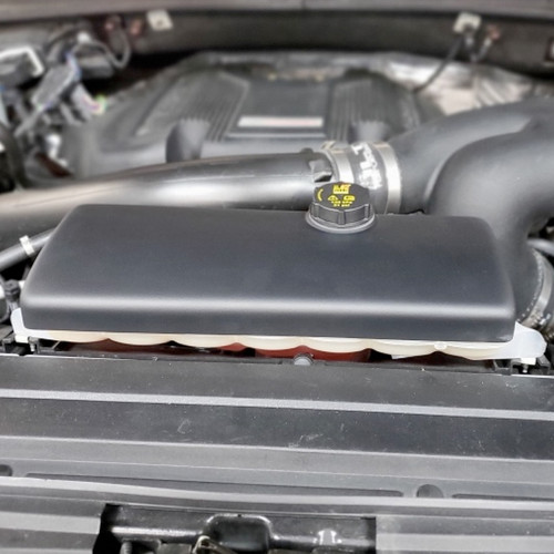 JLT Coolant Tank Cover Textured Black 2015-2020 F-150/Raptor