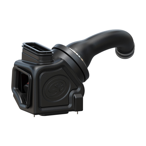 Cold Air Intake For 17-19 Chevrolet Silverado GMC Sierra V8-6.6 L5P Duramax Cotton Cleanable Red S&B