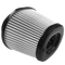 Air Filter For Intake Kits 75-5105,75-5054 Dry Extendable White S&B Air Filter For Intake Kits 75-5105,75-5054 Dry Extendable White S&B