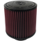 Air Filter For Intake Kits 75-5061,75-5059 Oiled Cotton Cleanable Red S&B Air Filter For Intake Kits 75-5061,75-5059 Oiled Cotton Cleanable Red S&B