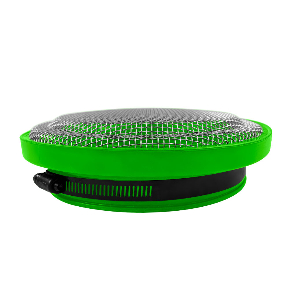 Turbo Screen 6 IN Lime Green Stainless Steel Mesh-S&B