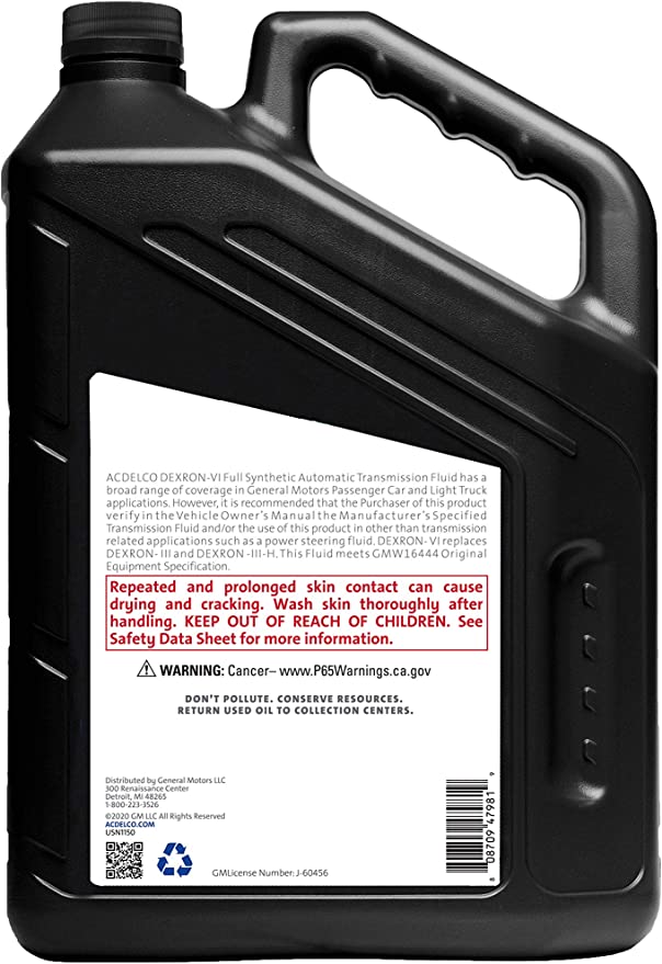 ACDelco Dexron-VI Full Synthetic Automatic Transmission