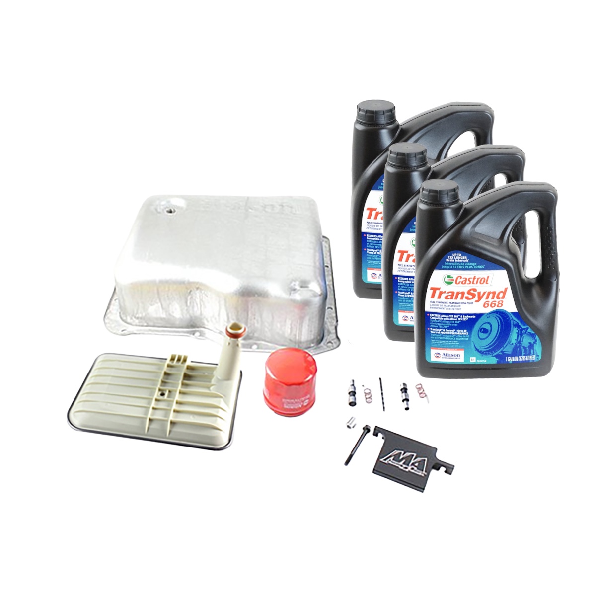 Allison 1000 Deep Pan Combo Kit, Transgo Jr, 3 Gal Transynd, LB7