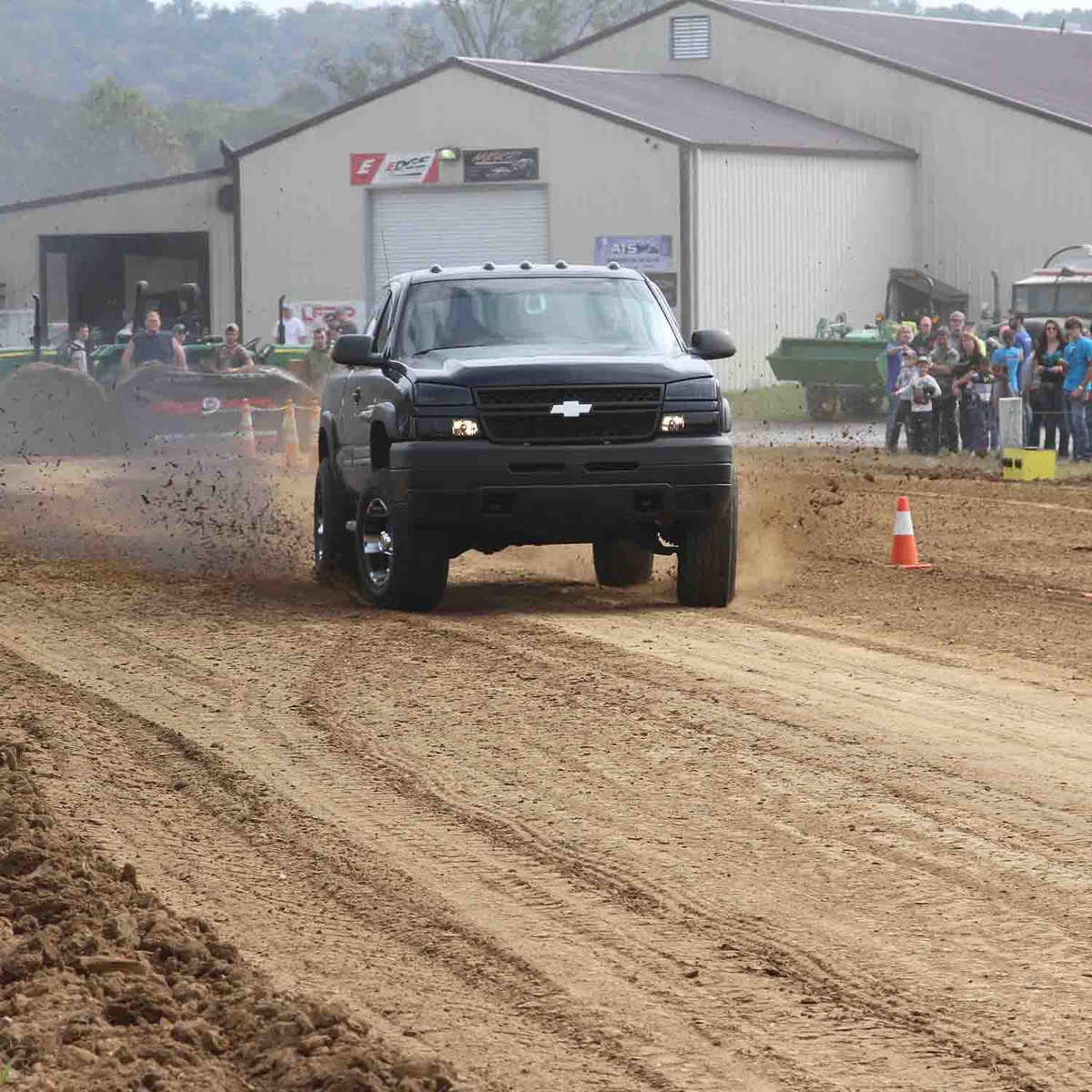 drag racing diesel mud truck