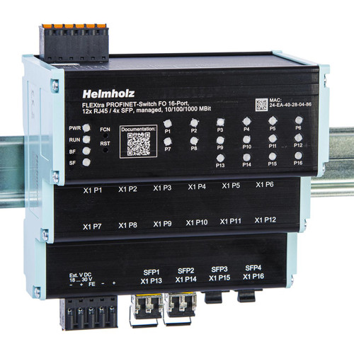 FLEXtra STAGE PROFINET-Switch FO, 6-port, 1 Gbit