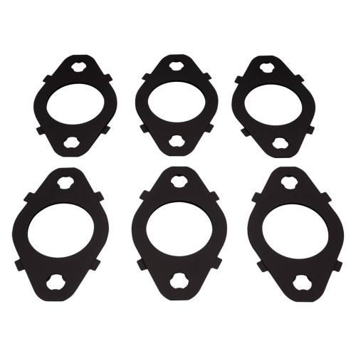Pack of 6 exhaust manifold gaskets for 1998.5-2024 RAM 2500-5500 5.9L & 6.7L Cummins. OEM cross-references 5447591 & 68419703AA