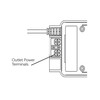drawing design of the Transformer - 150 Watts, illustrating the input/output connections and overall layout.