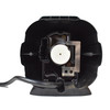 View of grounding plate that eliminates any chance of stray current entering water.