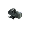 High-performance external pond pump with handle and side outlet for water circulation and filtration.
