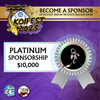 image of platinum sponsor graphic priced at $10,000 at Koi Fest 2025