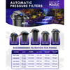 Pond Magic Automatic Pressure Filter - 5 size options