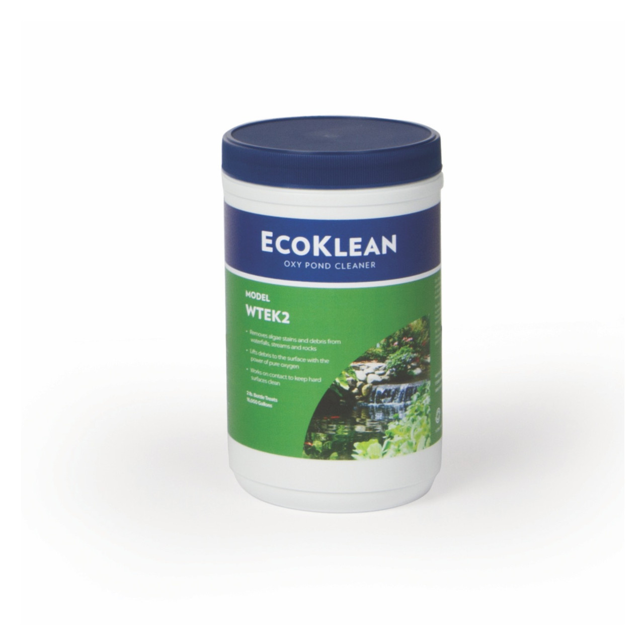 Front view of Atlantic EcoKlean 2 lb container with green label. Front view of Atlantic EcoKlean 2 lb container with green label.