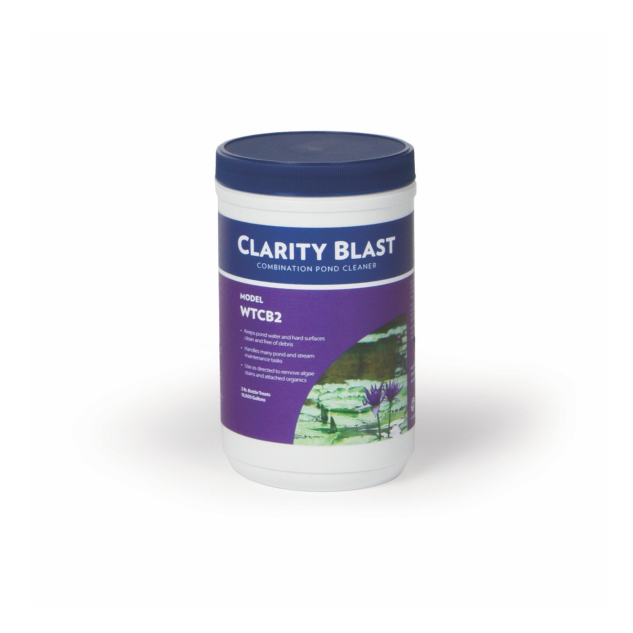 Atlantic ClarityBlast 2 lb container of pond cleaner.
