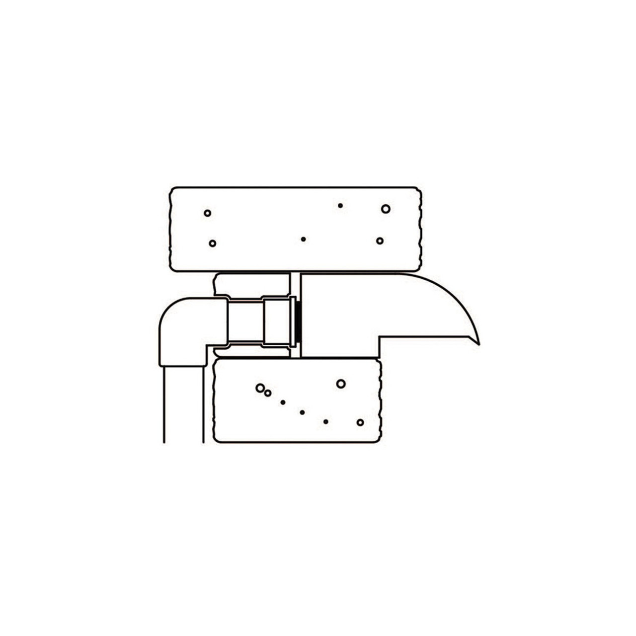Stainless steel spillway for ponds, pools, and water features. Stainless steel spillway for ponds, pools, and water features.