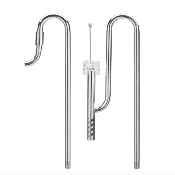 Aqua Worx Flux SS Lily Pipes w/ Skimmer 5/8
