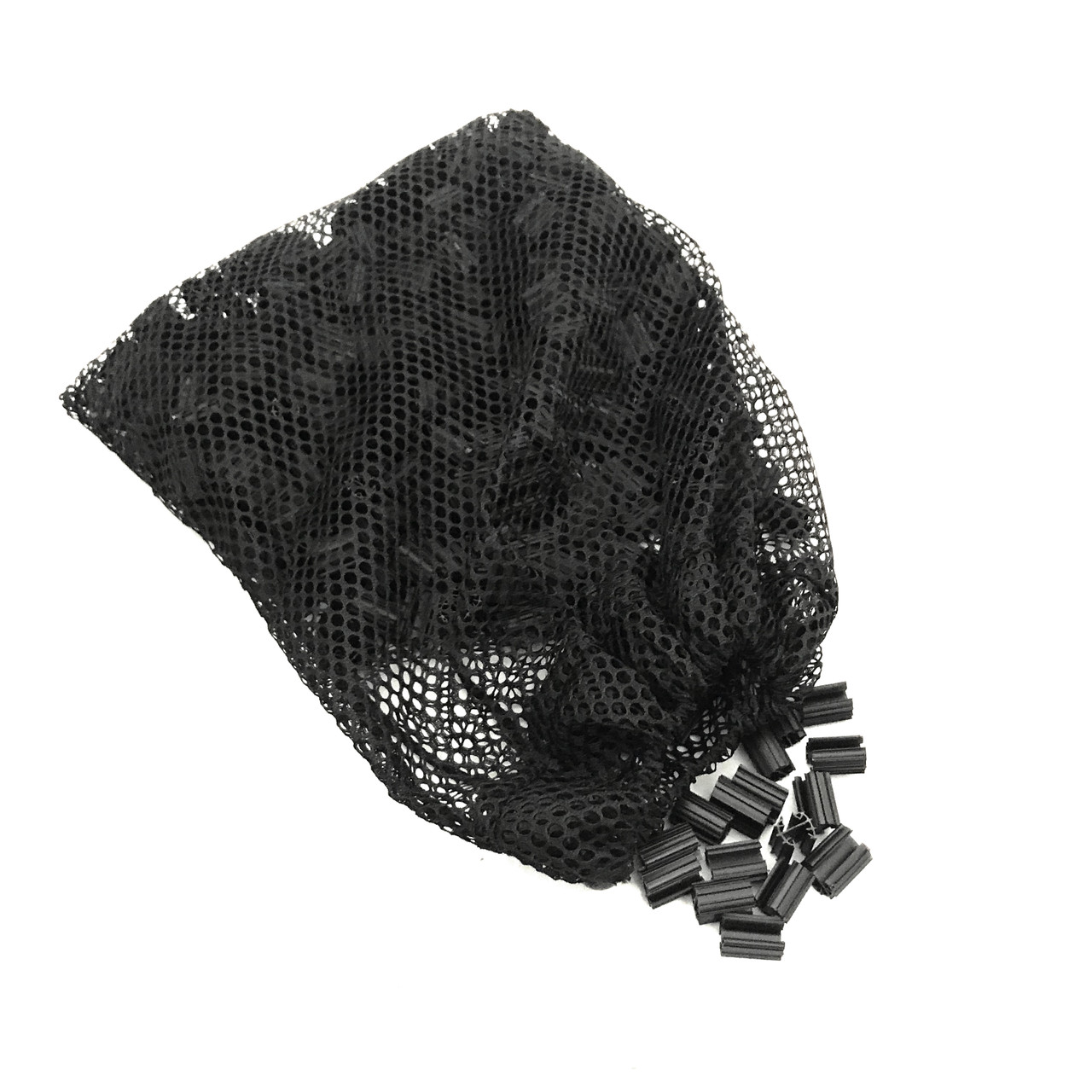 BioMatrix Media, showing its structured surface and geometric design for filtration. BioMatrix Media, showing its structured surface and geometric design for filtration.