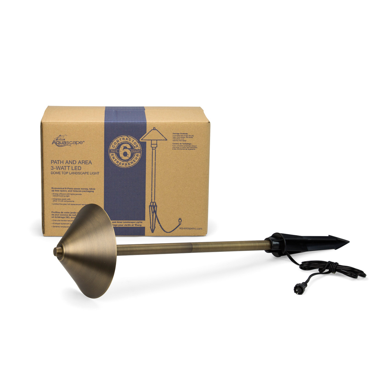 Aquascape Dome Top Path and Area Landscape Light 6-Pack - Thumbnail 2