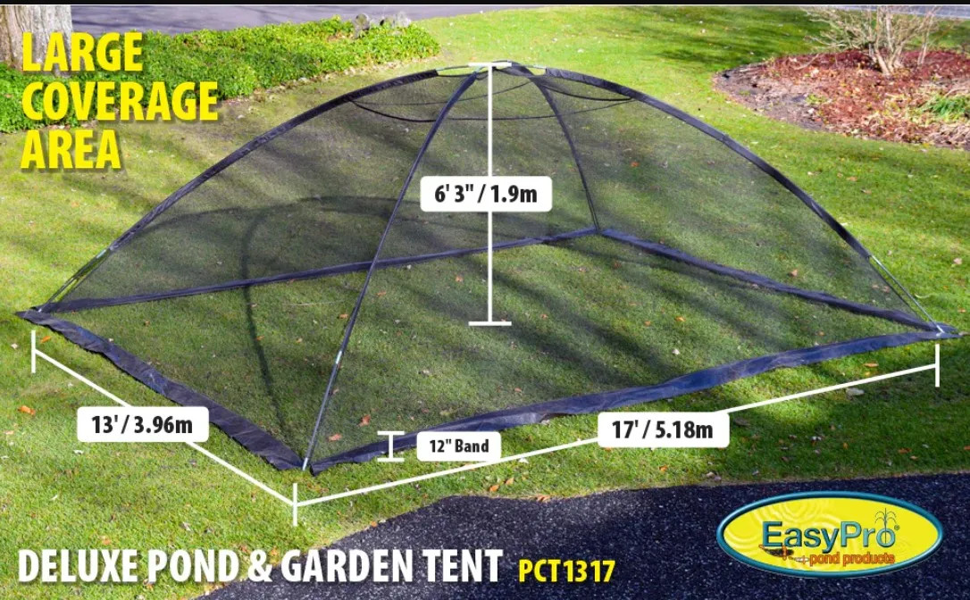 Pond Cover Tent, 13' x 17' with 12 anchors