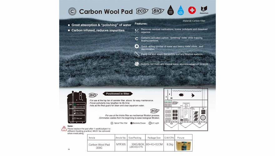 Carbon Wool Pad