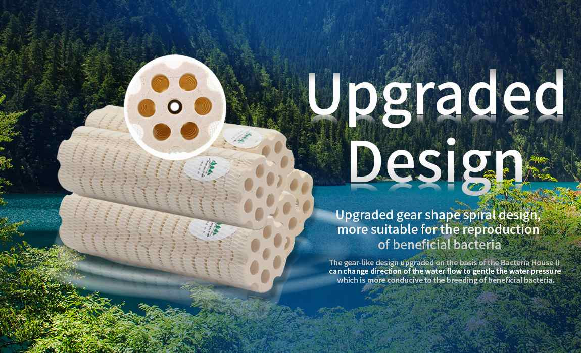 3rd Generation Lotus Root Bacteria House for fresh water (case of 4 x 12 each)