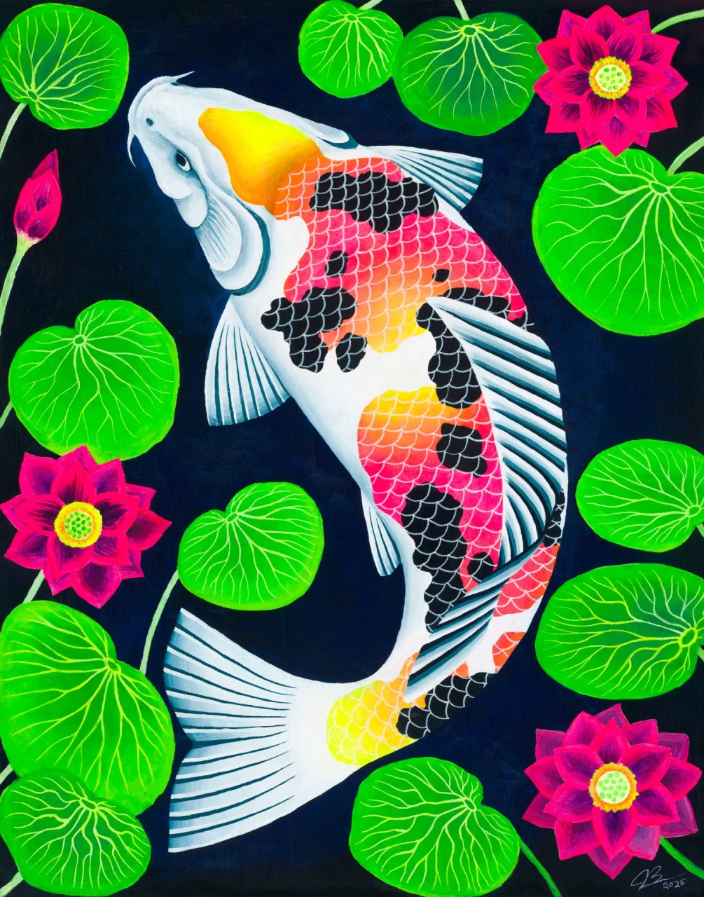 Glow Koi - Print